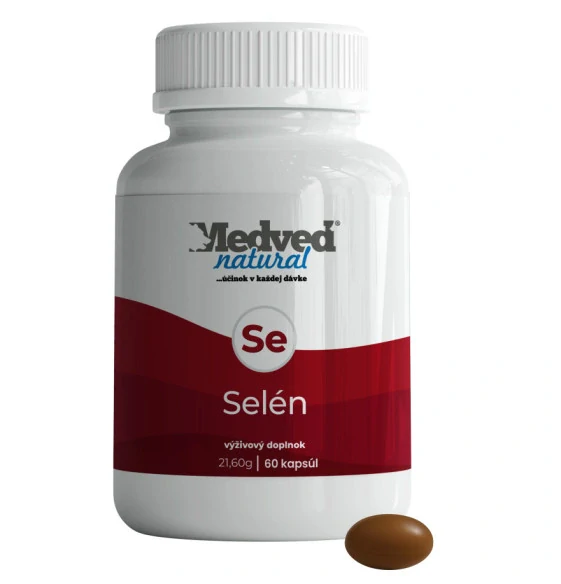 Selén 60 kapsúl Medveď natural