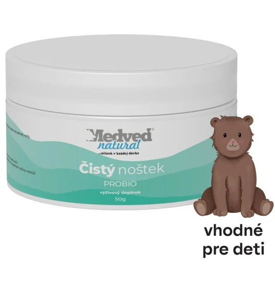 Čistý noštek PROBIO 50g Medveď natural