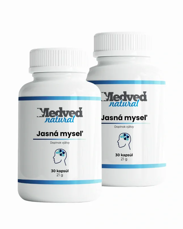 2x Jasná myseľ po 30 kapsúl (60 kapsúl spolu)