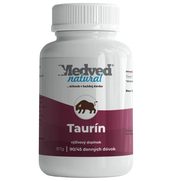 Taurín 90 kapsúl Medveď natural