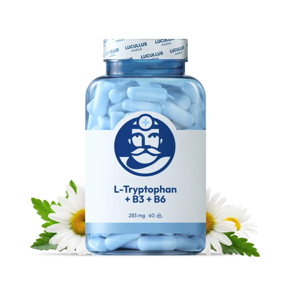 L-Tryptophan + B3 + B6 60tbl