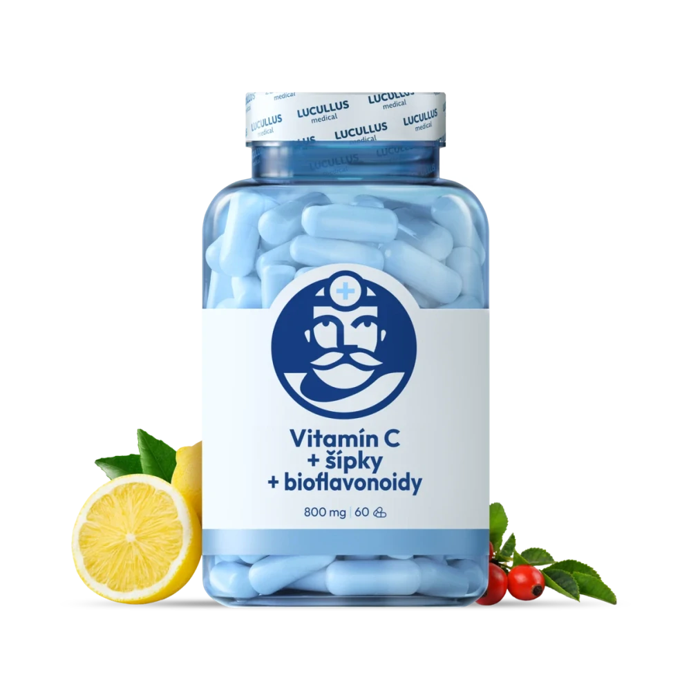 Vitamín C + šípky + bioflavonoidy 60tbl