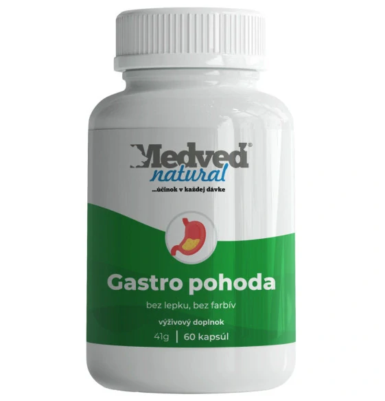 Gastro pohoda 60 kapsúl Medveď natural