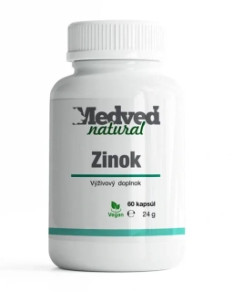 Zinok diglycinát 60 kapsúl Medveď natural 