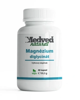 Magnézium diglycinát 60 kapsúl Medveď natural 