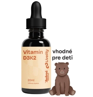 Vitamín D3K2 Medveď natural