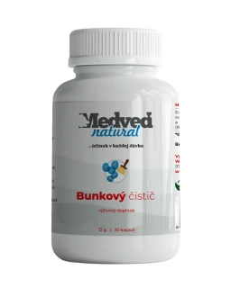 Bunkový čistič 30 kapsúl Medveď natural