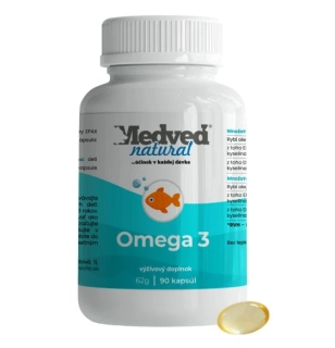 Omega3 90 kapsúl Medveď natural