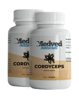 2x CORDYCEPS po 60 kapsúl (120 kapsúl spolu)