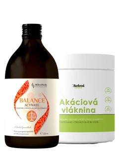MikroVeda BALANCE ACTIVATE 0,5l + Akáciová vláknina 300g