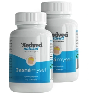 2x Jasná myseľ po 30 kapsúl (60 kapsúl spolu)