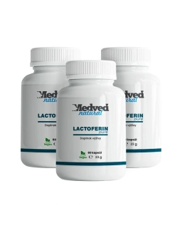 3x LACTOFERIN pure po 60 kapsúl (180 kapsúl spolu)