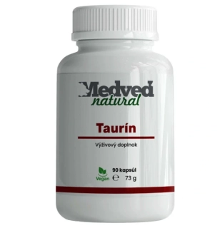 Taurín 90 kapsúl Medveď natural 