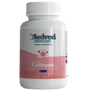 SUPER Collagen 90 kapsúl Medveď natural