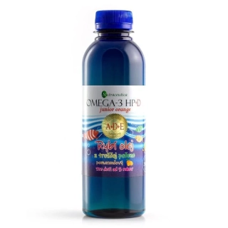 Omega-3 HP+D junior orange prírodný rybí olej 270ml