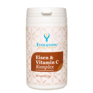 ŽELEZO A VITAMÍN C (60 rastlinných kapsulí)