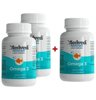 2+1 ZADARMO Omega-3 90 kapsúl (270 kapsúl spolu)