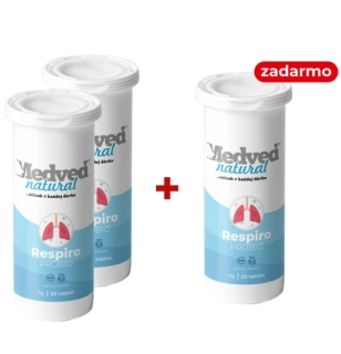 2+1 ZADARMO Respiro PROBIO 20 tabliet (60 tabliet spolu)