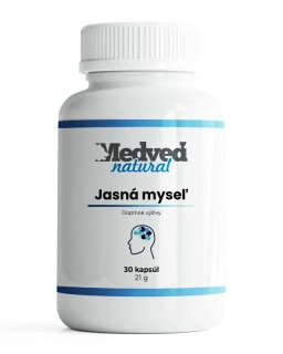 Jasná myseľ 30 kapsúl Medveď natural