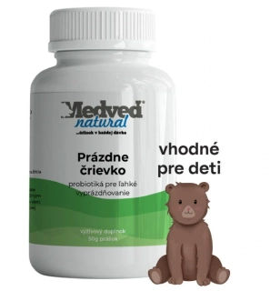 Prázdne črievko 50g Medveď natural 