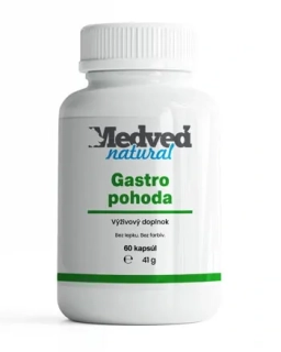 Gastro pohoda 60 kapsúl Medveď natural 